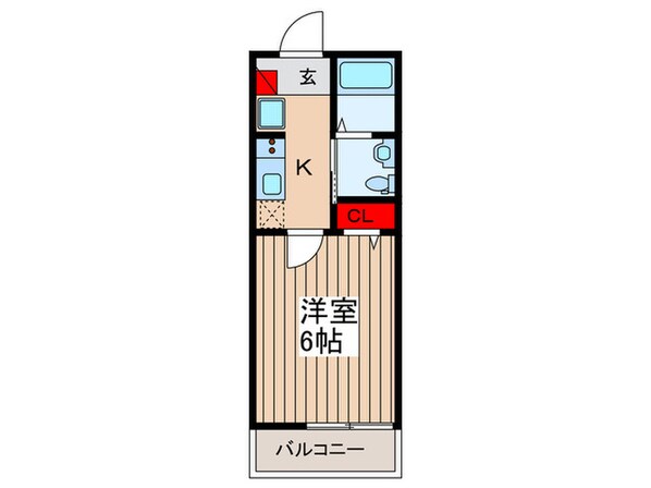 ウエストガーデン大和田の物件間取画像